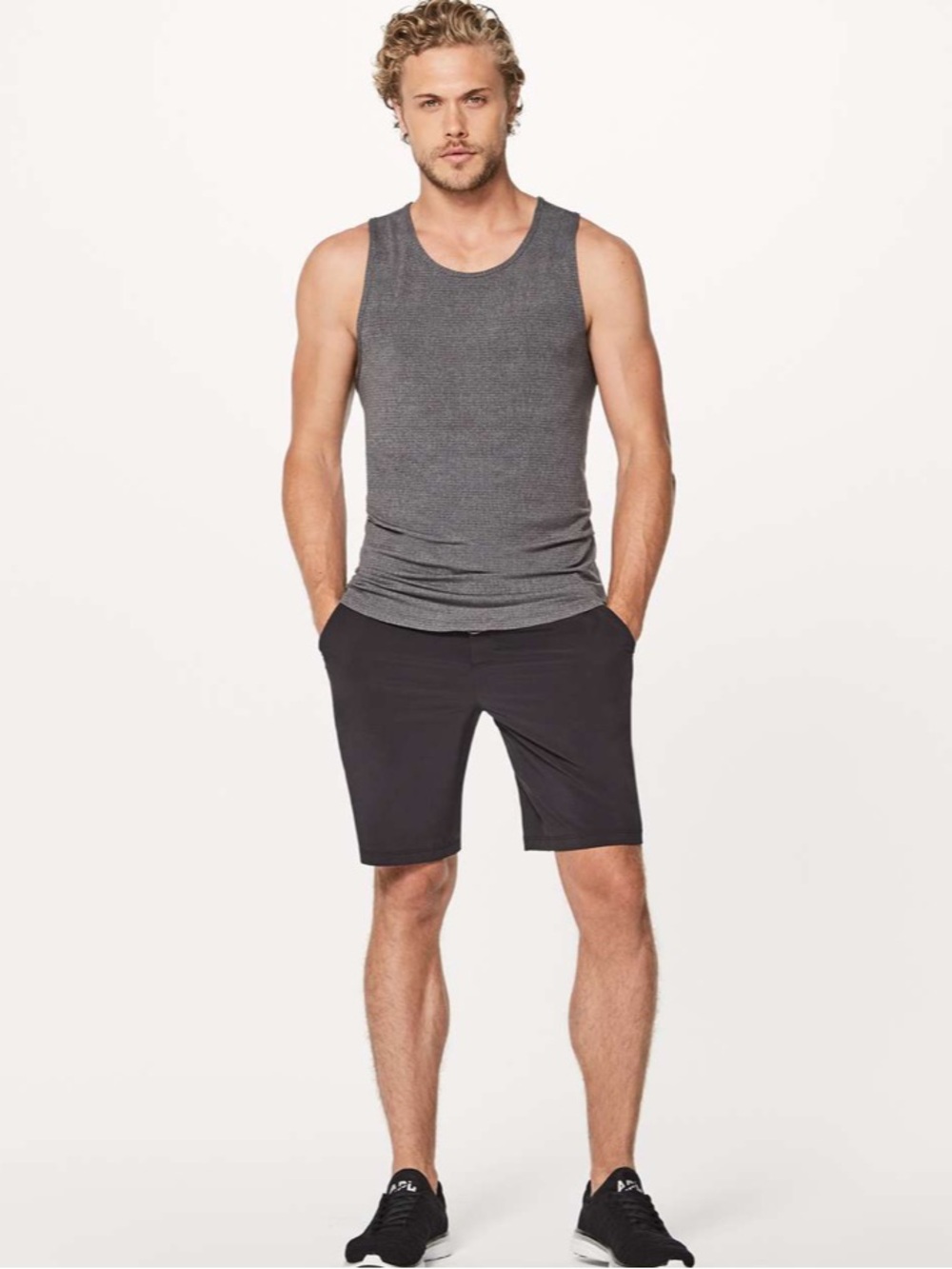 (S) Lululemon Pace Breaker 9" Short Lined Black Gym Running Run Athletic Small